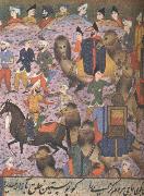 det var med en kamelkaravan som den ovan ur en medeltida persisk bok som anthony fenkinson 1558 forsokte att ta sig fram till det legendomspunna catha